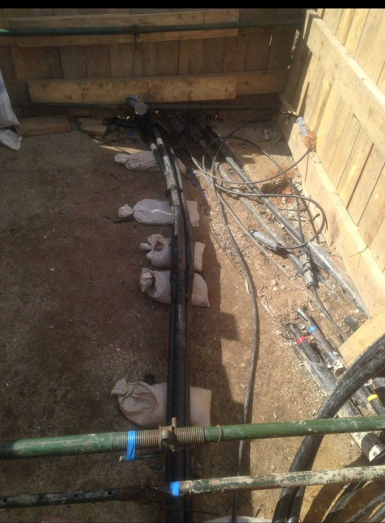 Electrical cable works